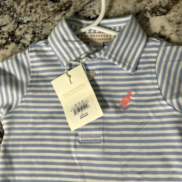 The Beaufort Bonnet Company Other - TBBC BEAUFORT BONNET prim proper polo beale street baby blue onesie parrot cay
